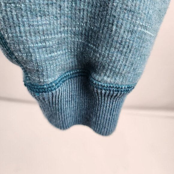 Tommy Bahama Sweatshirt Mens Blue Reversible 1/4 Zip 183-T217391 - Picture 5 of 8